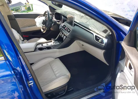 2019 Genesis G70 3.3T Advanced z USA, uszkodzony, nr VIN KMTG34LE2KU022342